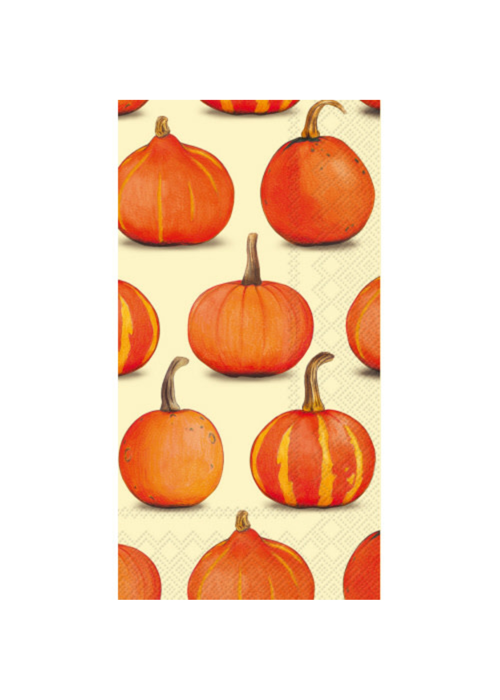 BOSTON INTERNATIONAL Cream Party Pumpkin Guest Napkin