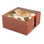 BOSTON INTERNATIONAL Faux Leather Cocktail Caddy