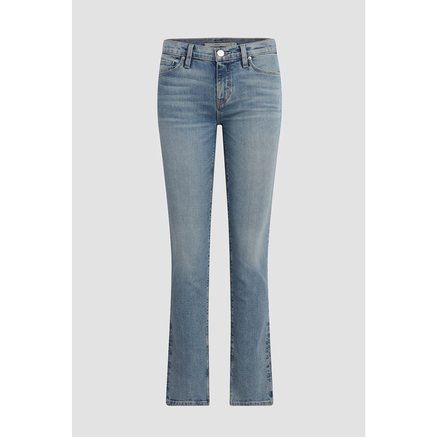 Hudson NICO MID-RISE STRAIGHT ANKLE W SLIT HEM in OASIS