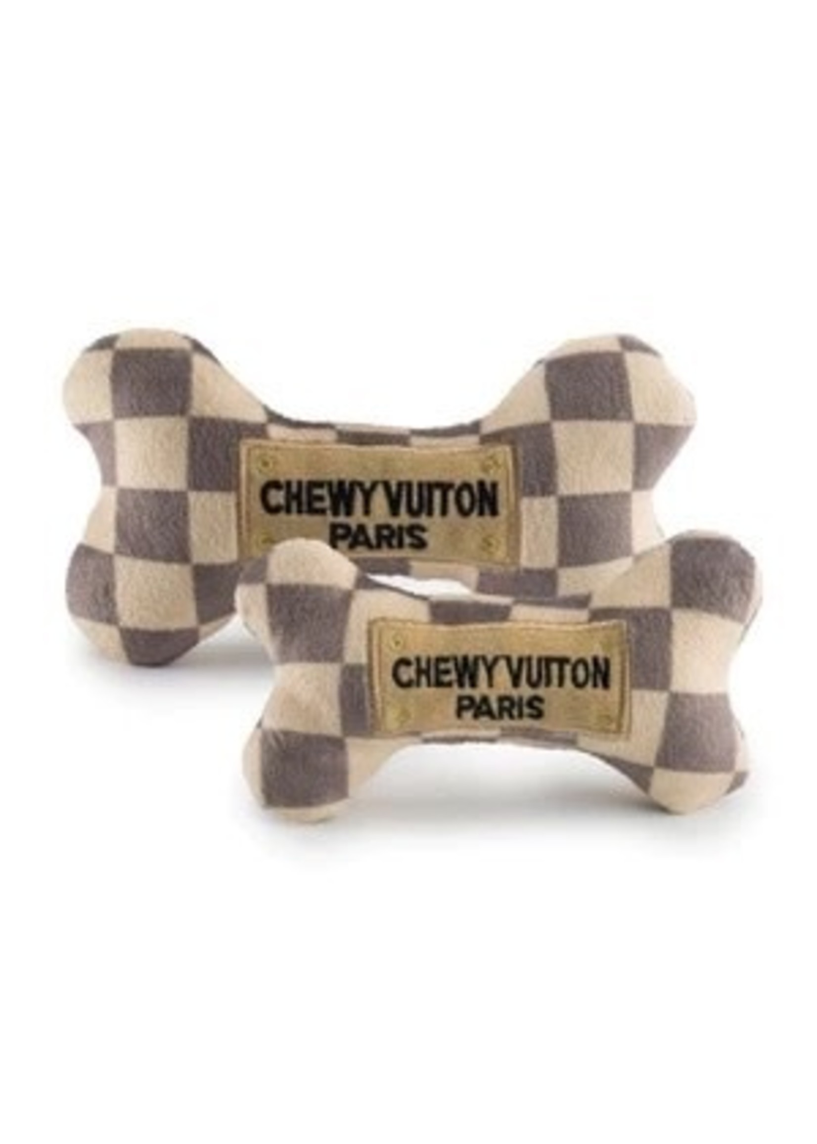 Haute Diggity Dog Checker Chewy Vuiton Bone Toy-Large