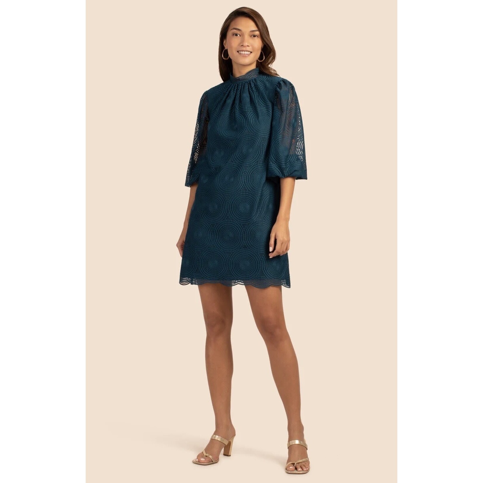 TRINA TURK Palm Colony Dress in Ocean