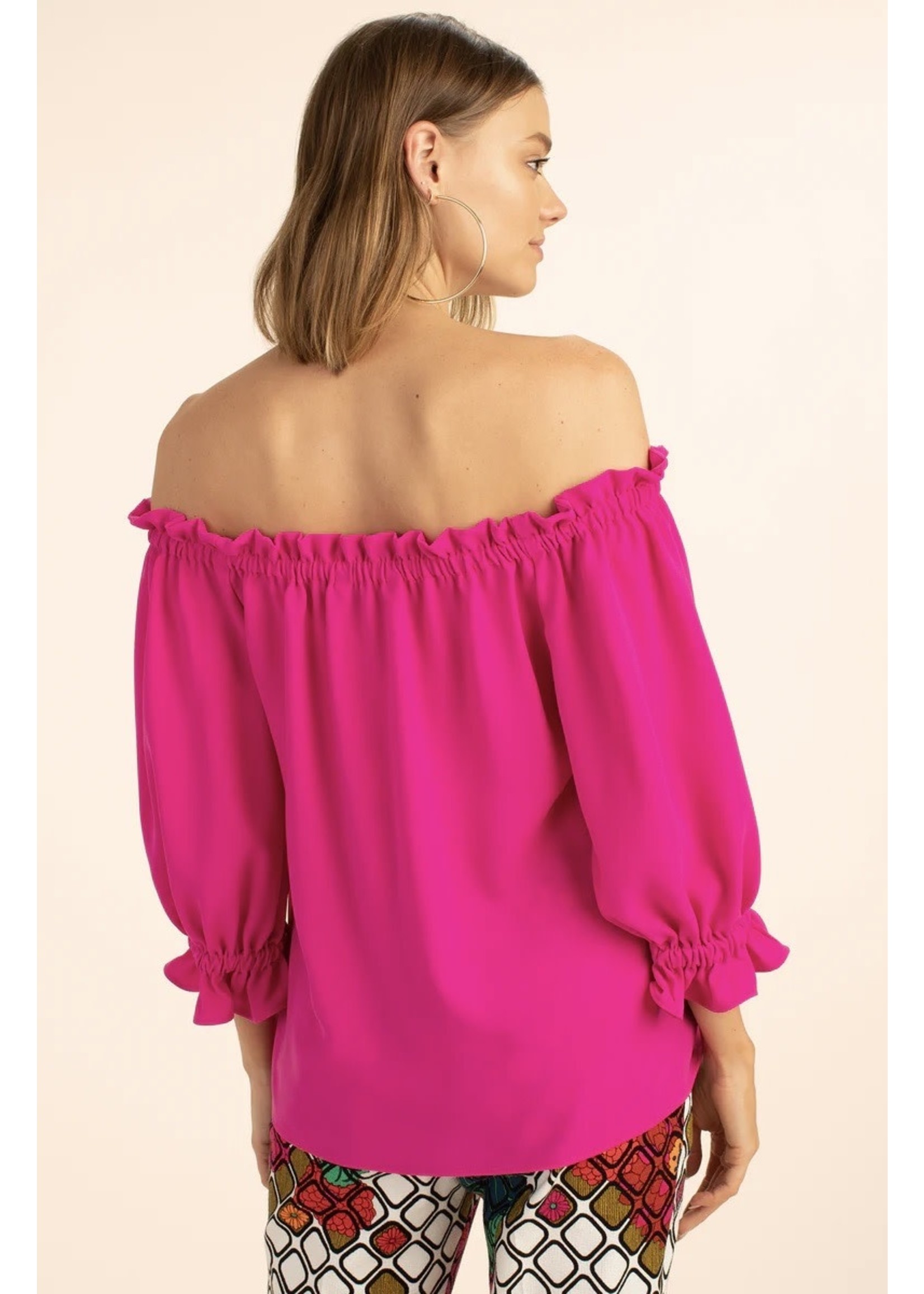 TRINA TURK Equinox Top in Trina Pink