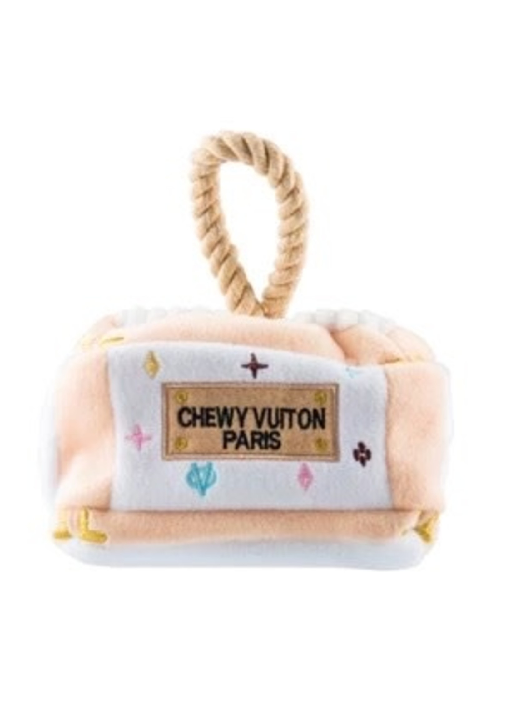 Haute Diggity Dog White Chewy Vuiton Trunk - Activity House