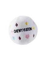 Haute Diggity Dog White Chewy Vuiton Ball-Small