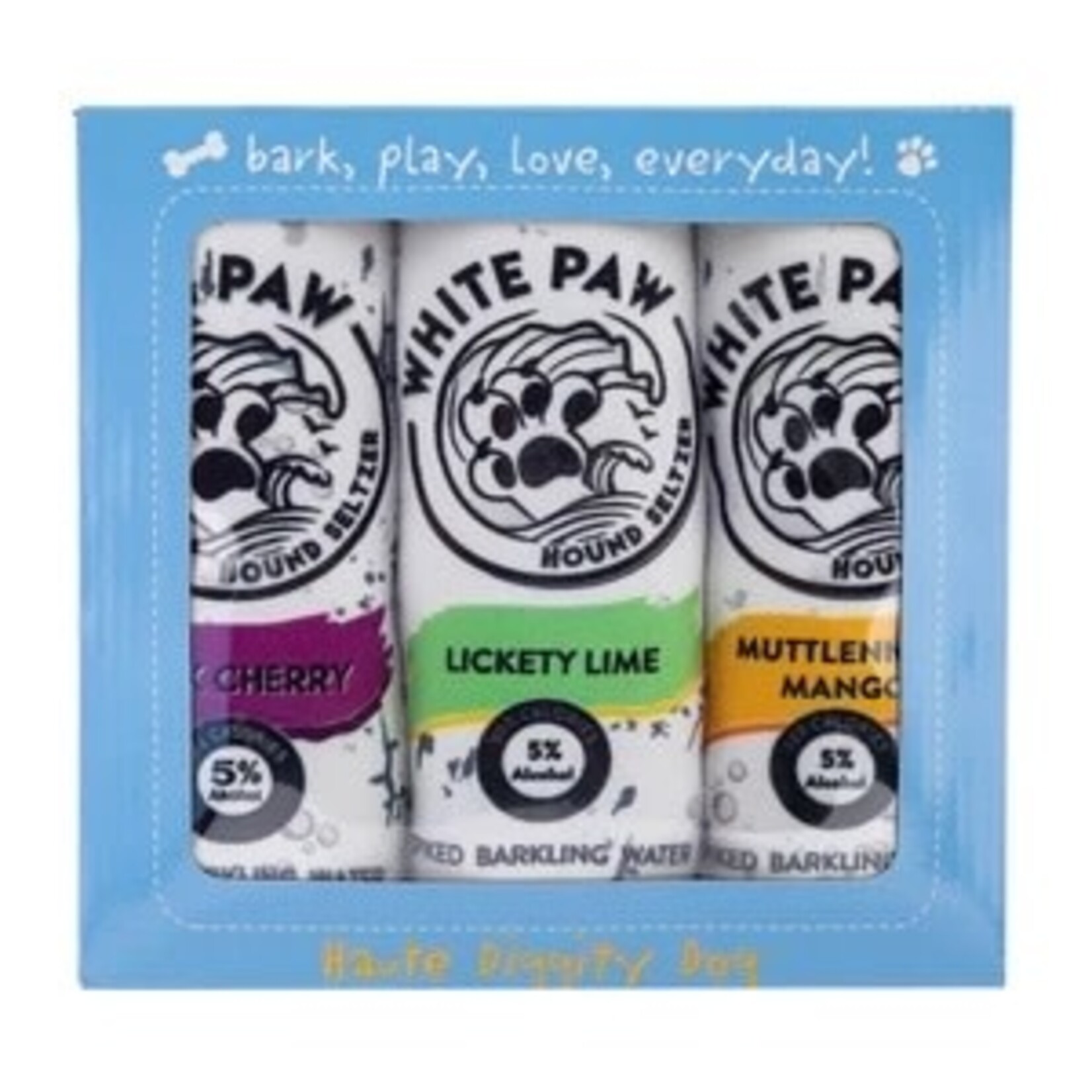 Haute Diggity Dog White Paw Hound Seltzer 3 Pack