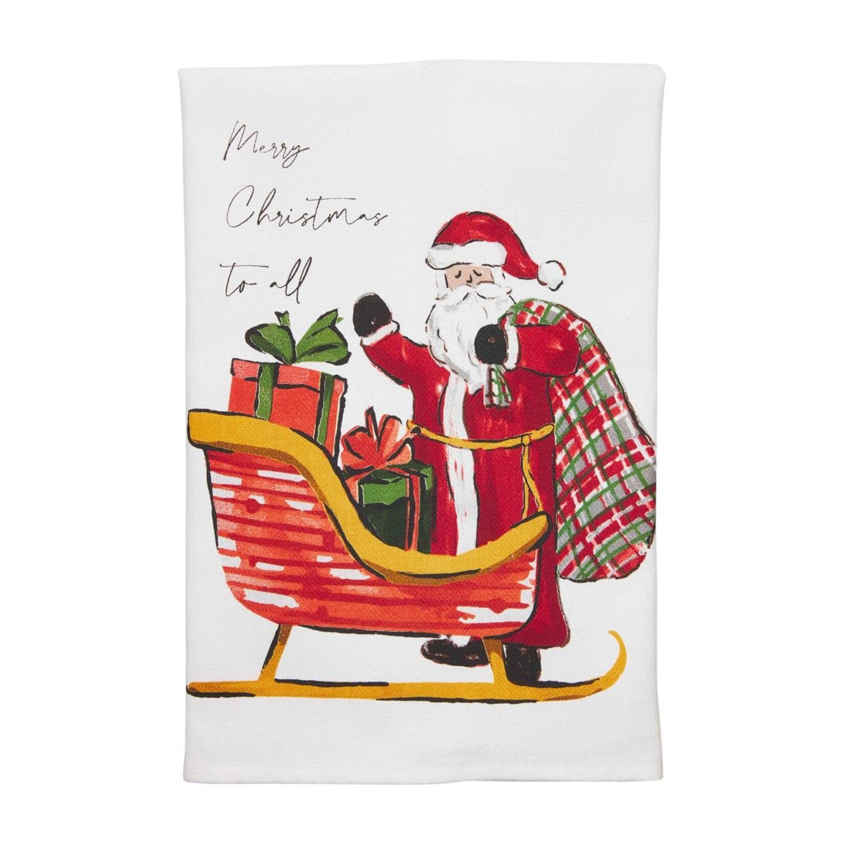 Mud Pie MERRY CHRISTMAS TOWEL