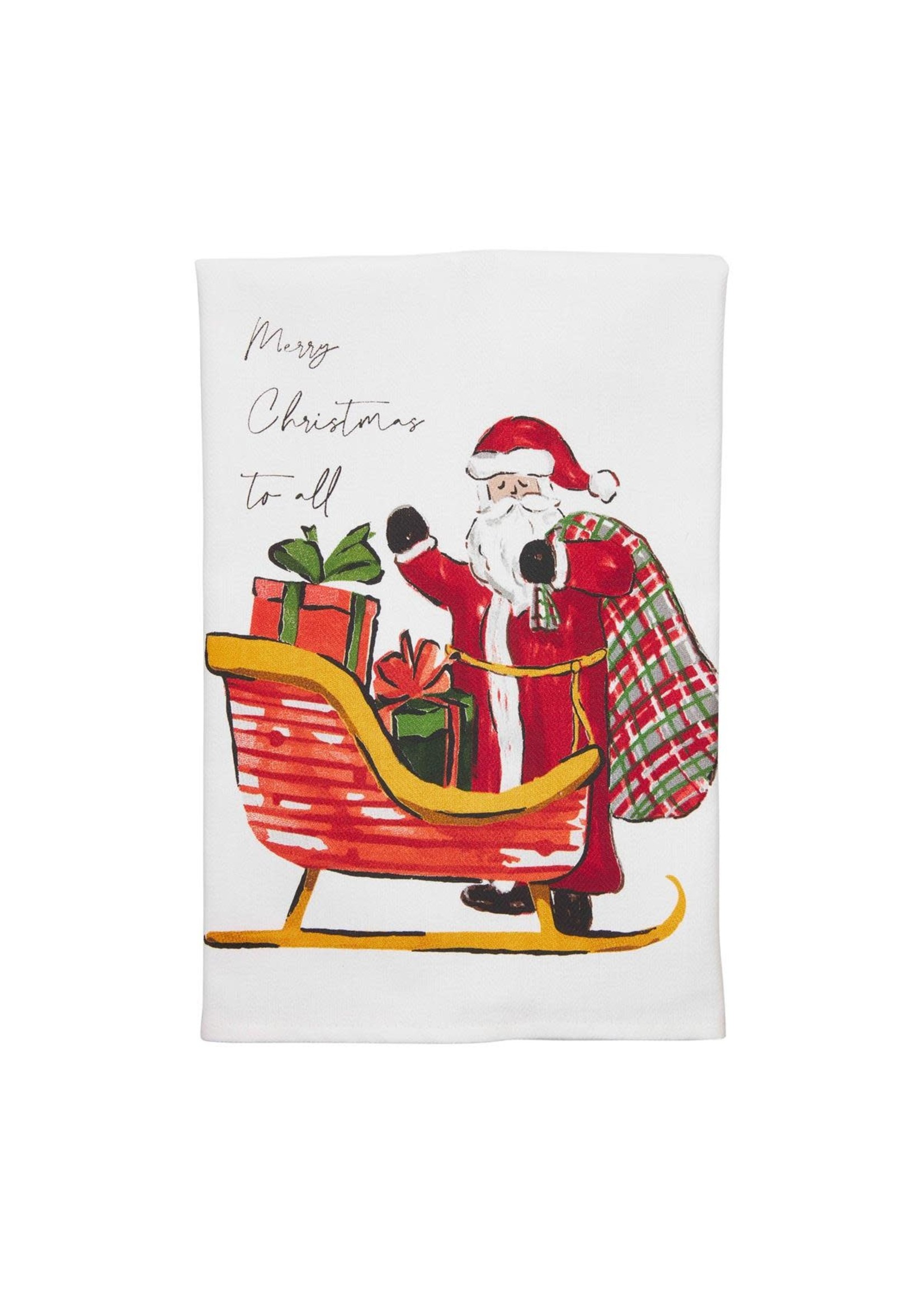 Mud Pie MERRY CHRISTMAS TOWEL Sage Willow mud-pie-merry-christmas-towel-sage-willow