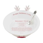 Mud Pie Reindeer Chow Bowl Set