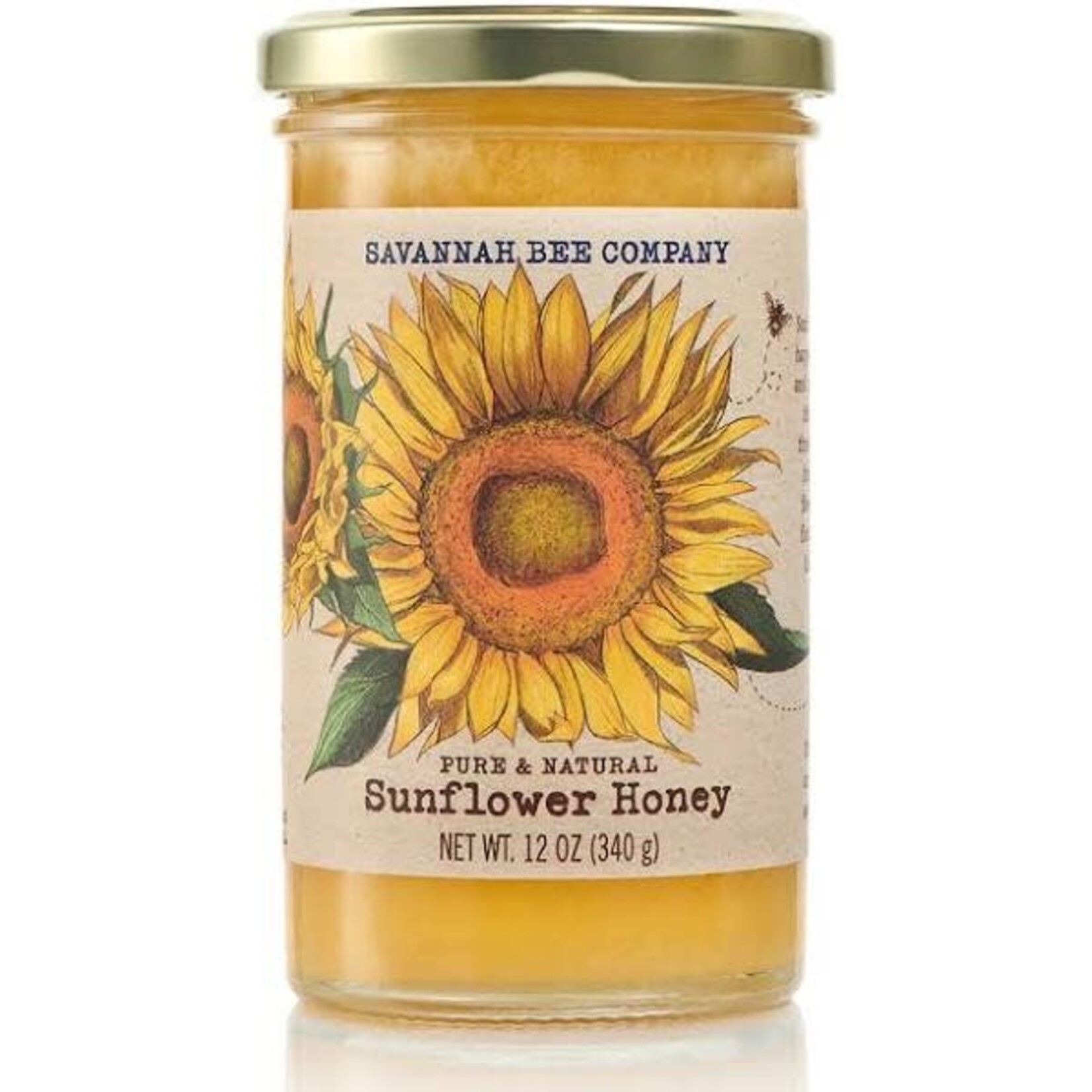 Savannah Bee Company 12 oz Sunflower Honey
