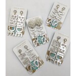 Taylor Shaye Designs Bride Shimmer Earrings-Pearl