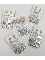 Taylor Shaye Designs Bride Shimmer Earrings-Pearl