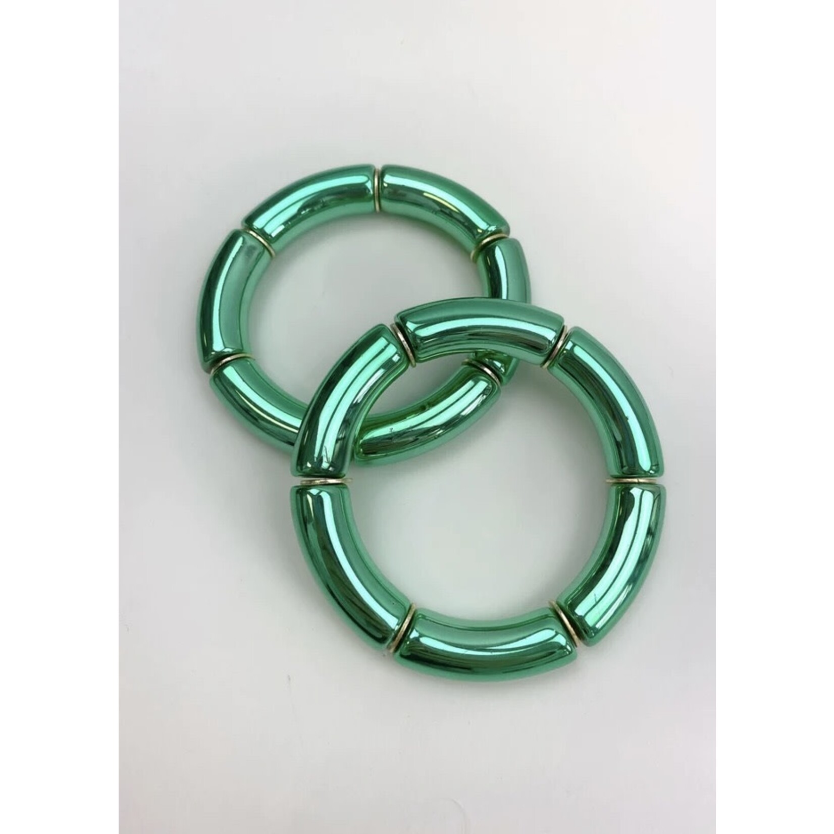 Taylor Shaye Designs Metallic Candy Bracelets-Green