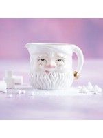 Glitterville Papa Noel Pitcher, Not for Microwave, Ceramic, 9.75"