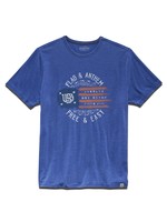 Flag & Anthem FREE AND EASY FLAG SS BLUE TEE