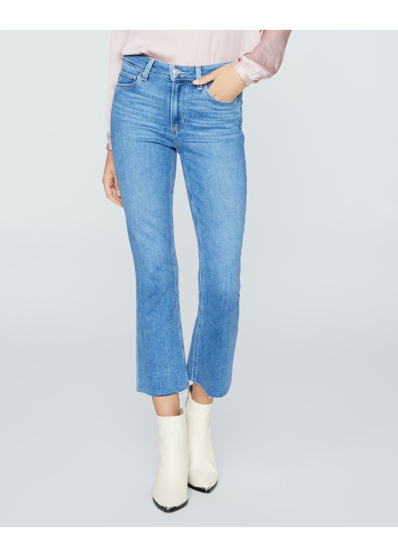 PAIGE Colette Crop Flare Raw Hem- Lover