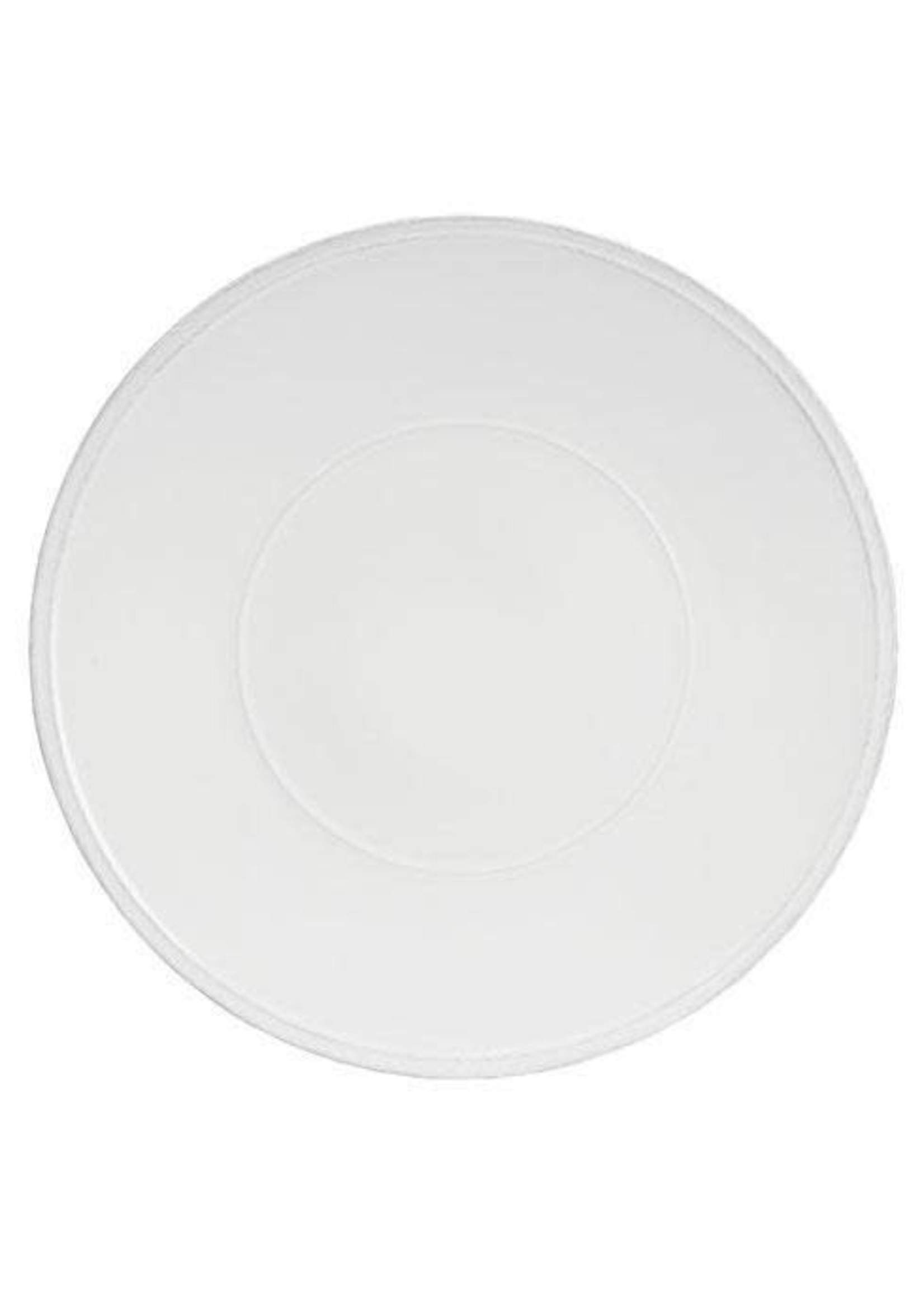 CASAFINA LIVING FRISO CHARGER PLATE 14"-WHITE