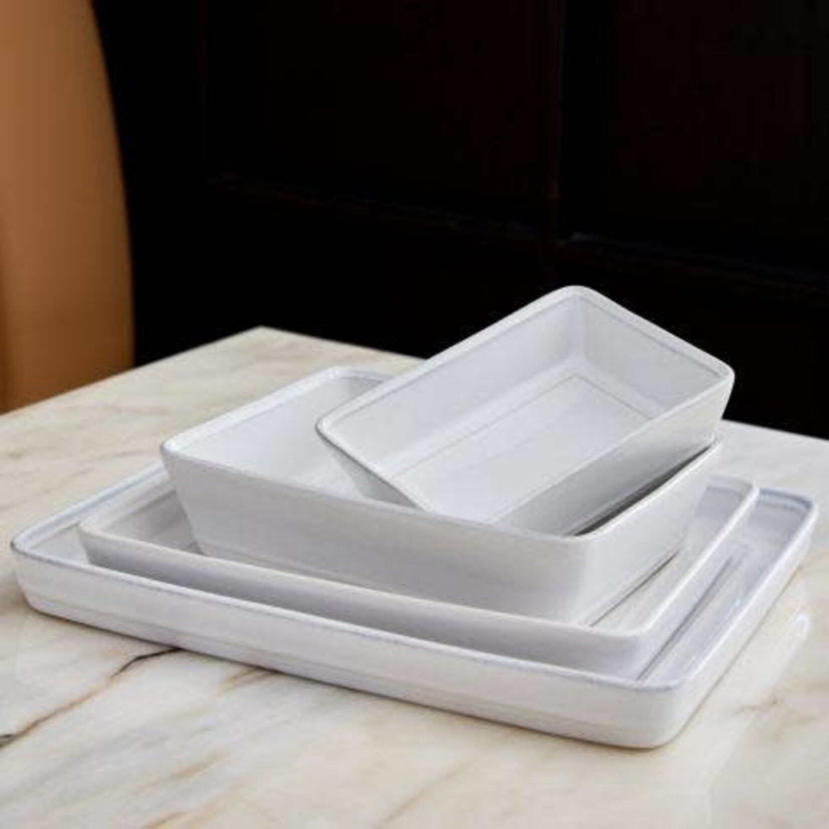 CASAFINA LIVING FRISO TRAY 12"-WHITE