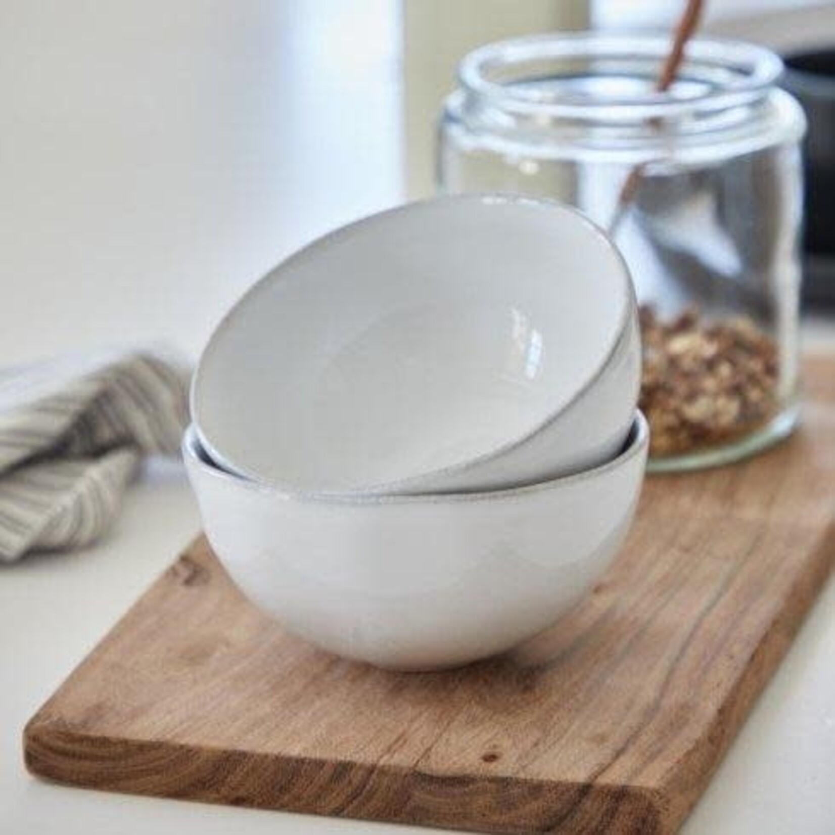 CASAFINA LIVING LIVIA FRUIT BOWL 5"-WHITE