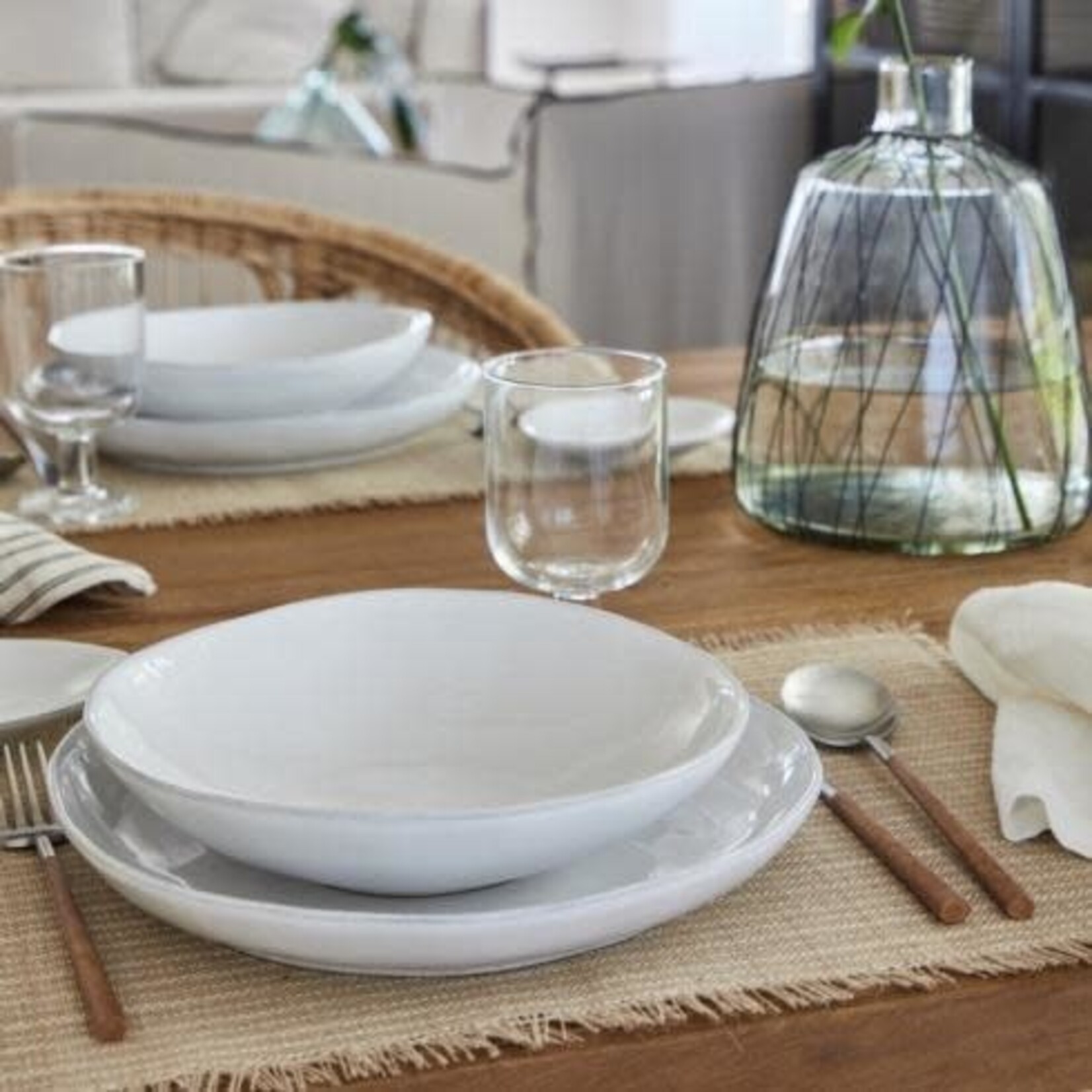 CASAFINA LIVING LIVIA PASTA BOWL 9"-WHITE