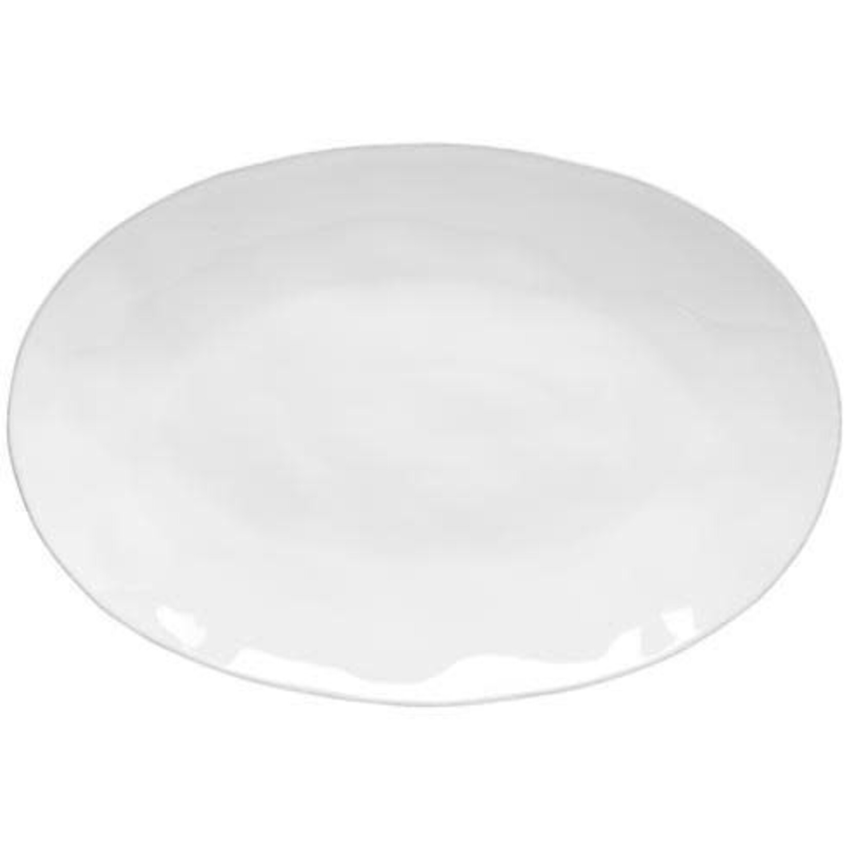 CASAFINA LIVING LIVIA PLATTER 18" OVAL"-WHITE
