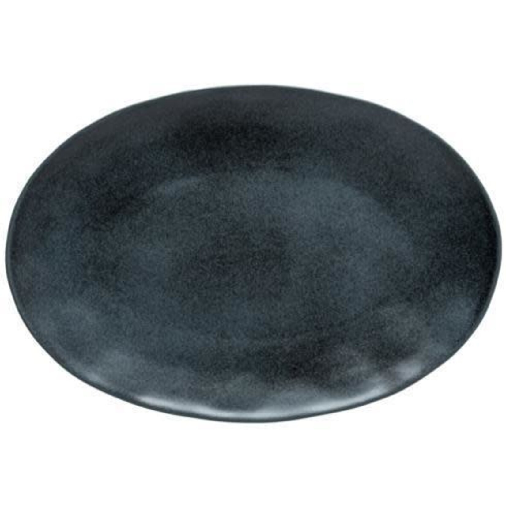 CASAFINA LIVING LIVIA PLATTER 18" OVAL-BLACK