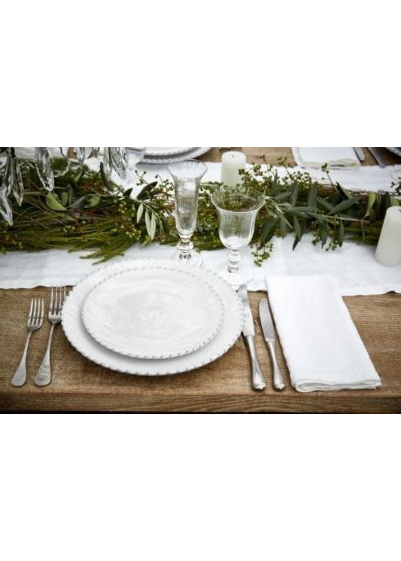 CASAFINA LIVING PEARL CHARGER PLATE-WHITE