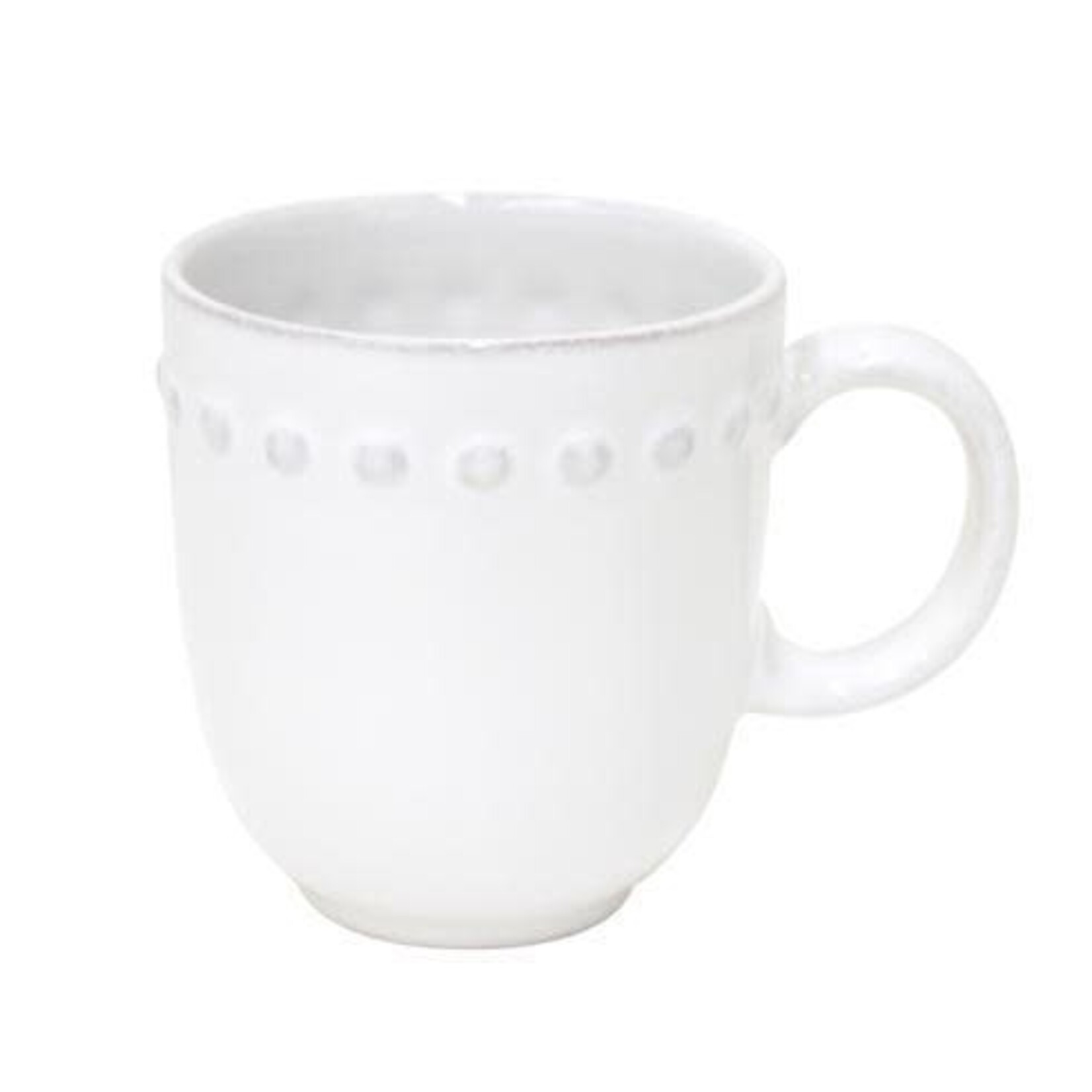 CASAFINA LIVING PEARL MUG-WHITE