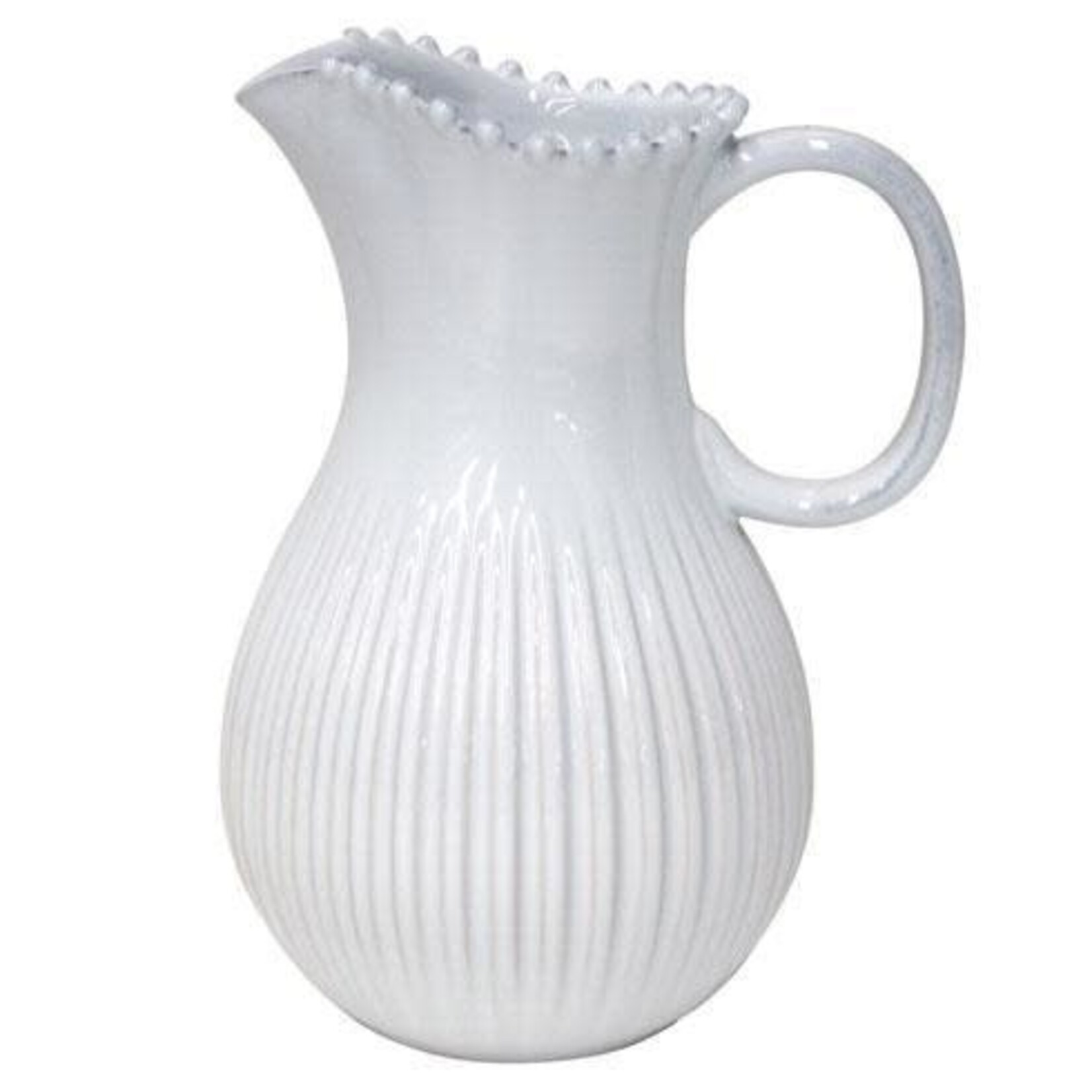 CASAFINA LIVING PEARL PITCHER-WHITE