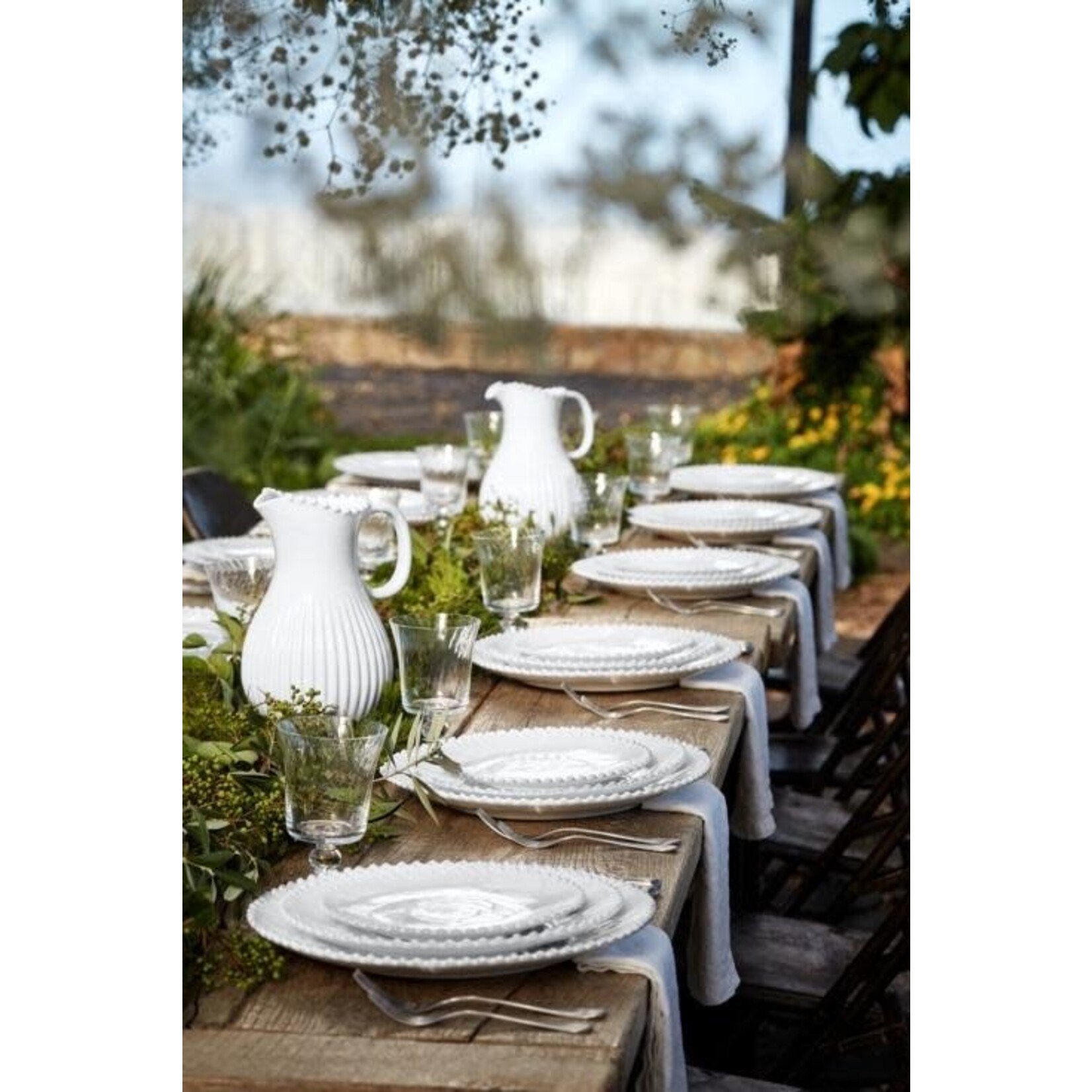 CASAFINA LIVING PEARL SALAD PLATE-WHITE