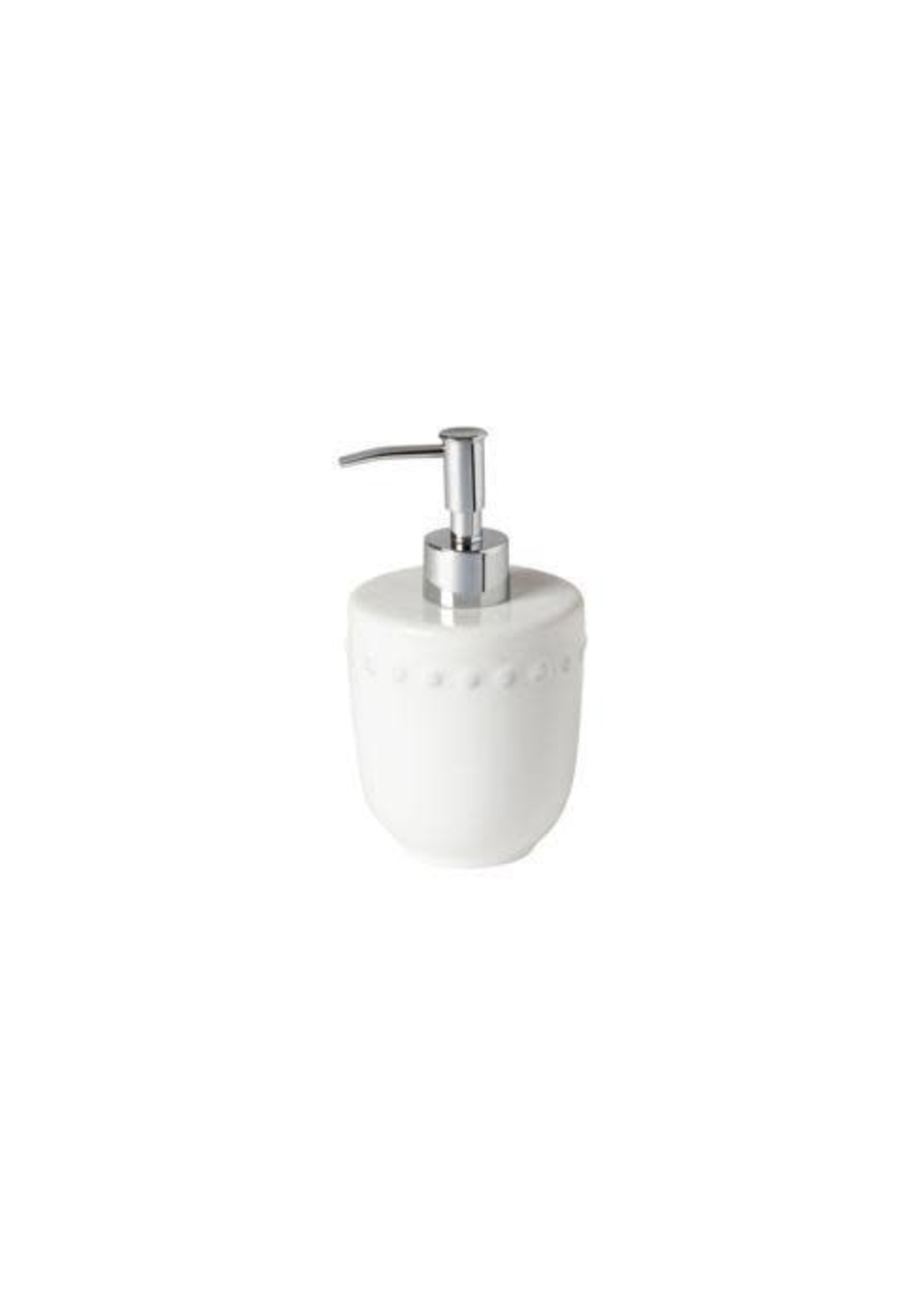 CASAFINA LIVING PEARL SOAP/LOTION PUMP-WHITE