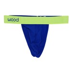 Wood Underwear Men's Thong in Azure Contrast