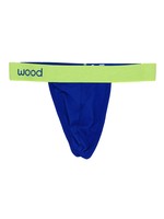 Wood Underwear Men's Thong in Azure Contrast