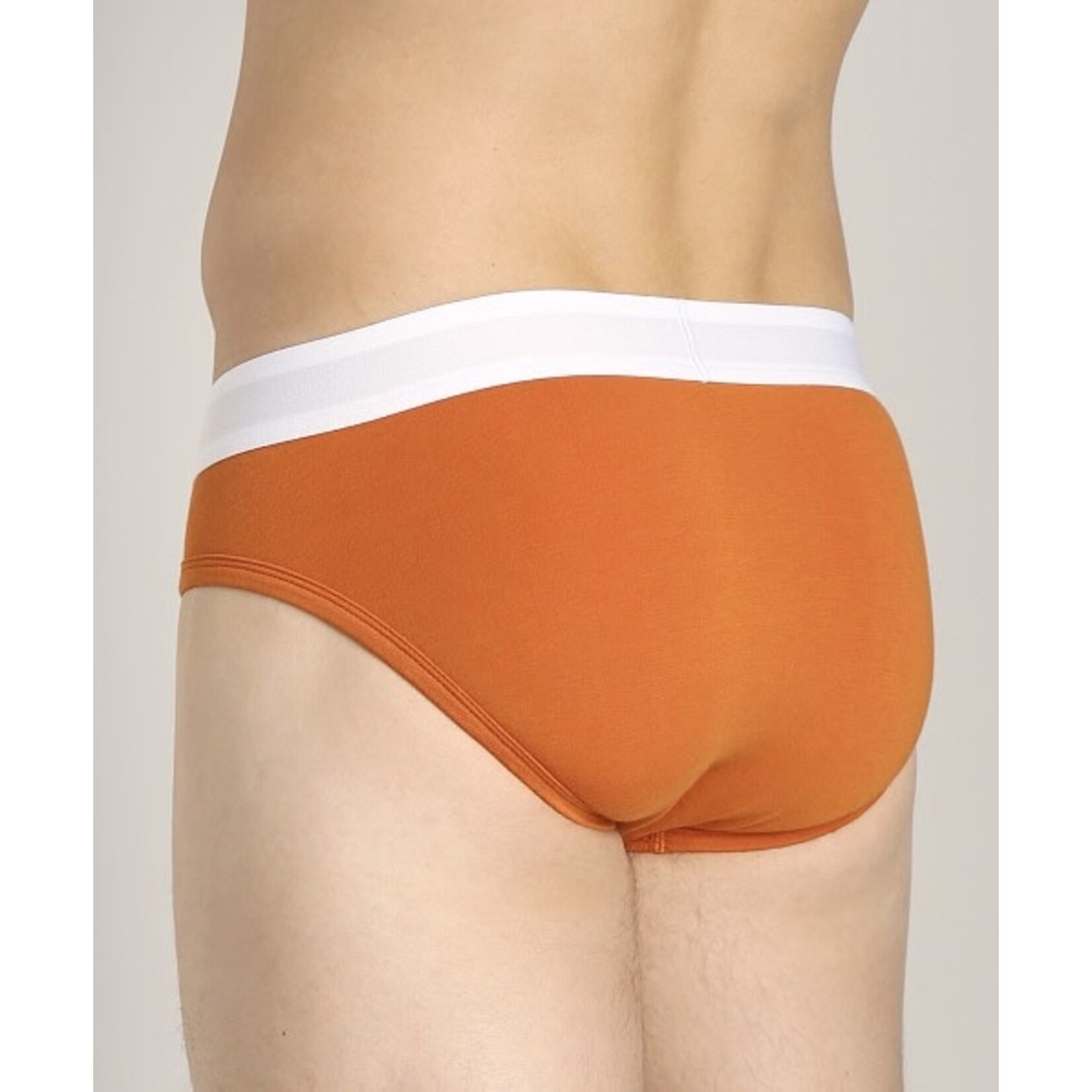 Wood Underwear Hip Brief in Wood Orange