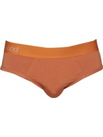 Wood Underwear Hip Brief in Wood Orange