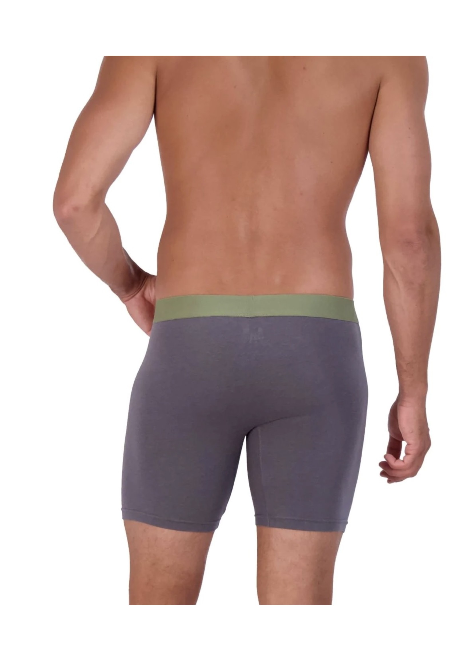 Wood Underwear Biker Brief w/Fly in Iron