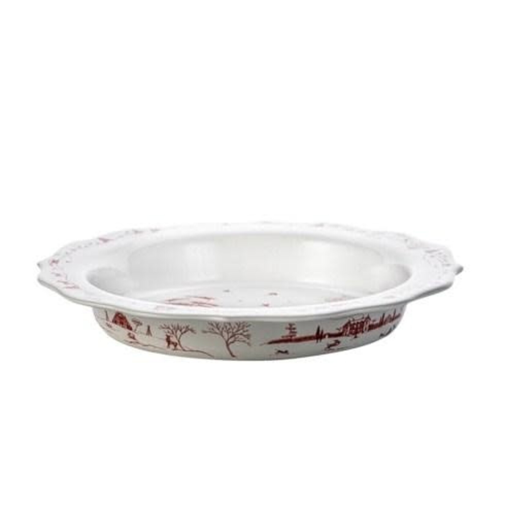 Juliska Country Estate Winter Frolic Ruby Pie Dish