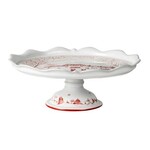 Juliska Country Estate Winter Frolic Ruby Cake Stand