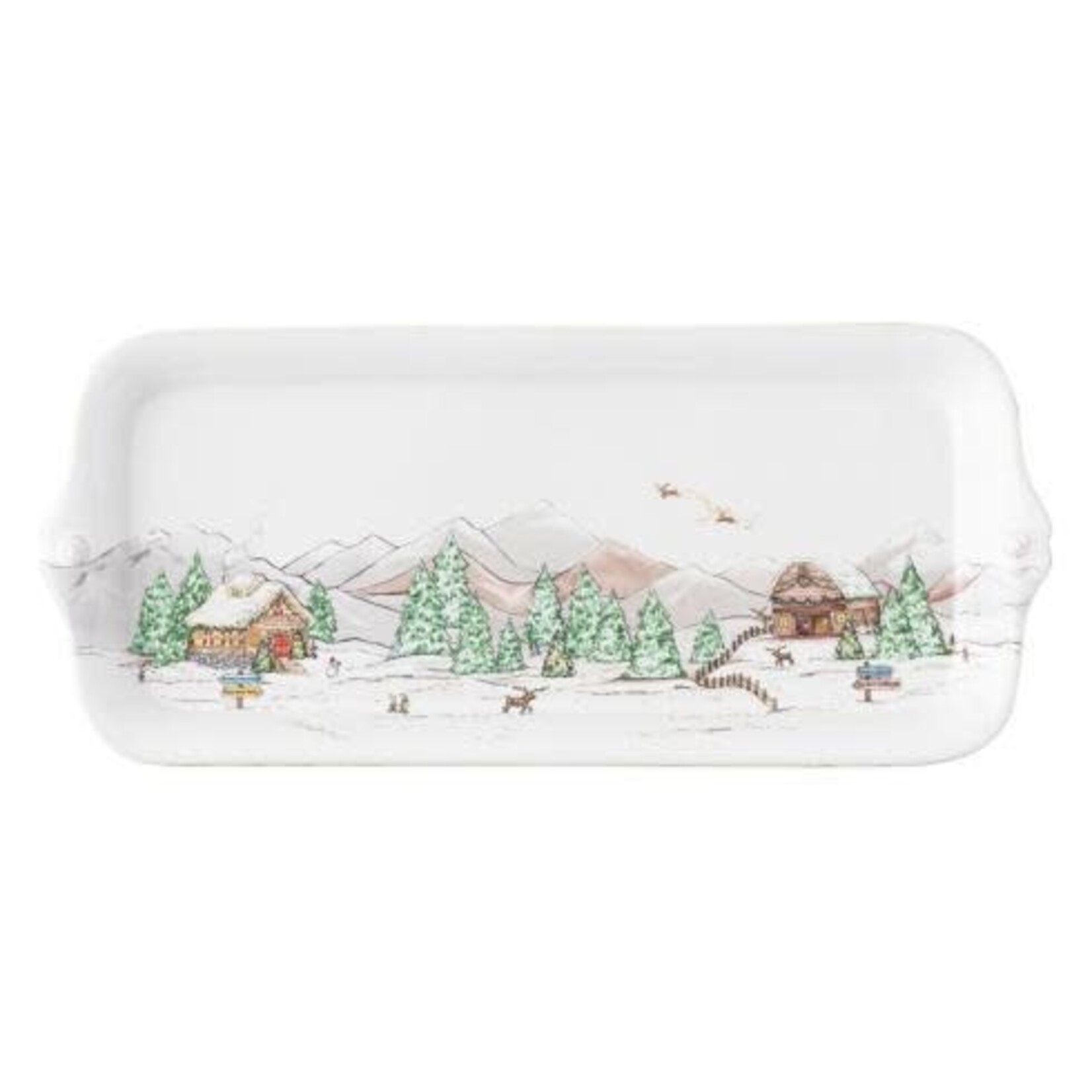 Juliska Berry & thread North Pole Hostess Tray