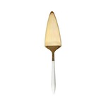 VIETRI Ares Oro & White Pastry Server