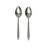 VIETRI Ares Argento & Light Gray Salad Serving Set