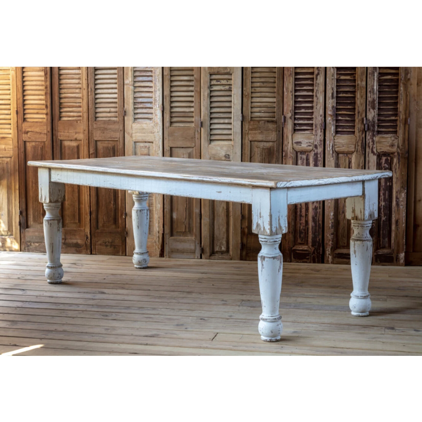 Porch View Home Painted Harvest Table