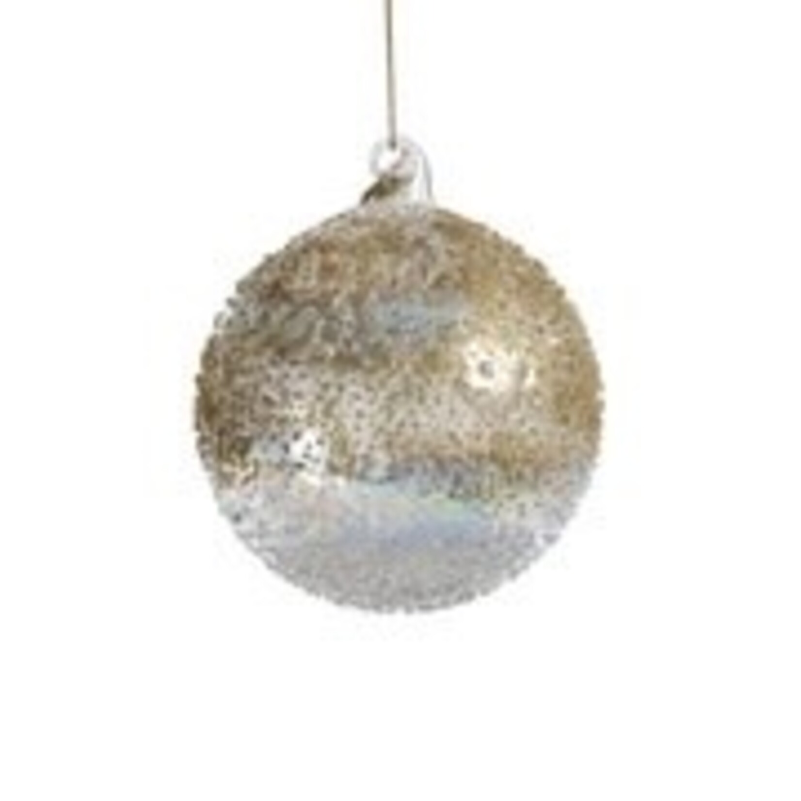Zodax GOLD LUSTER BEADED ORNAMENT - LARGE