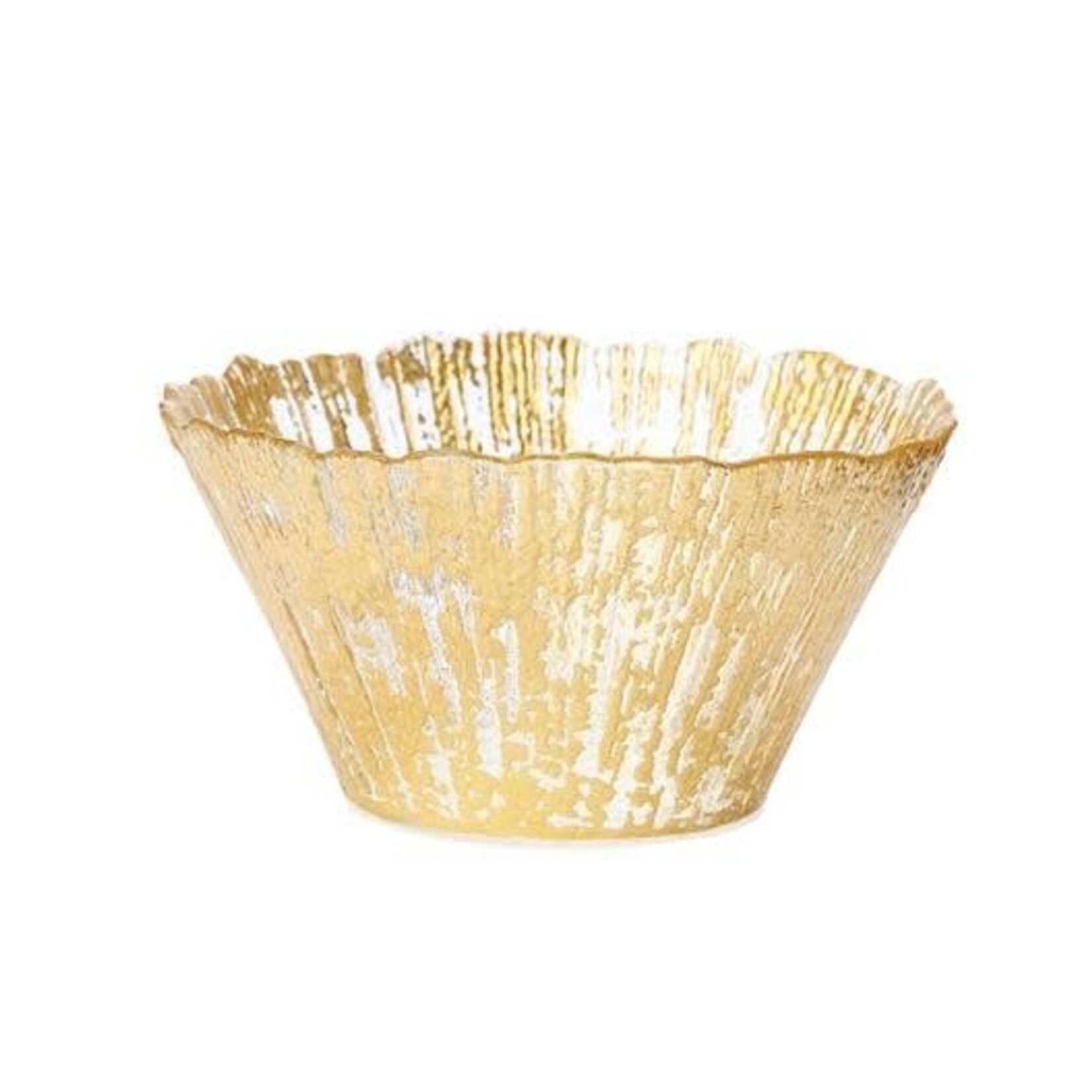 VIETRI Rufolo Glass Gold Small Deep Bowl