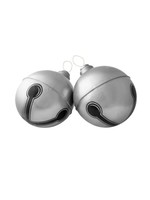 Holiball Holibell Collection 12" Set  Silver