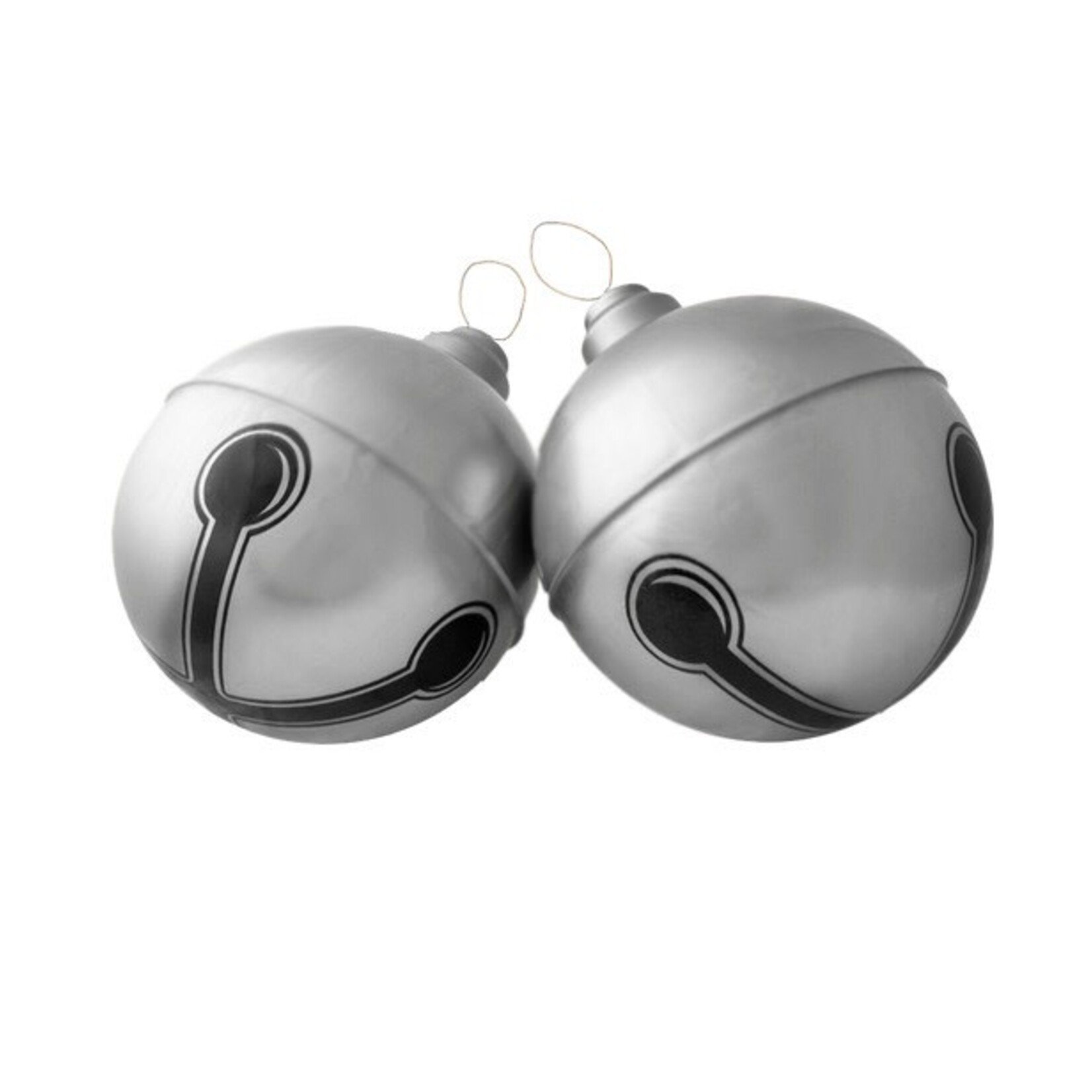 Holiball Holibell Collection 12" Set  Silver