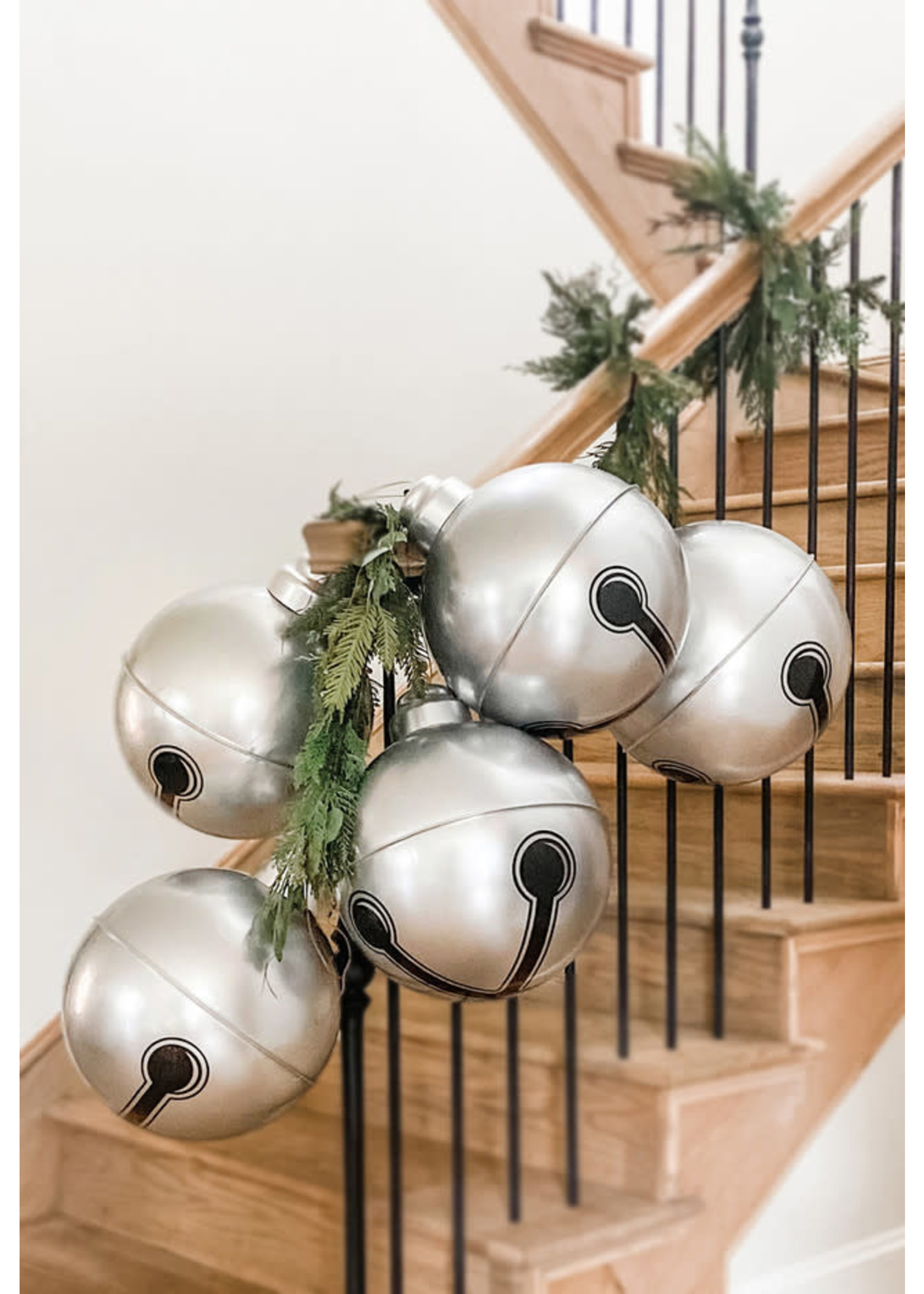 Holiball Holibell Collection 12" Set  Silver