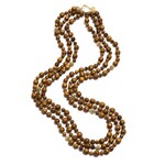 CAPUCINE DE WULF Earth Goddess Beads Necklace in Teak