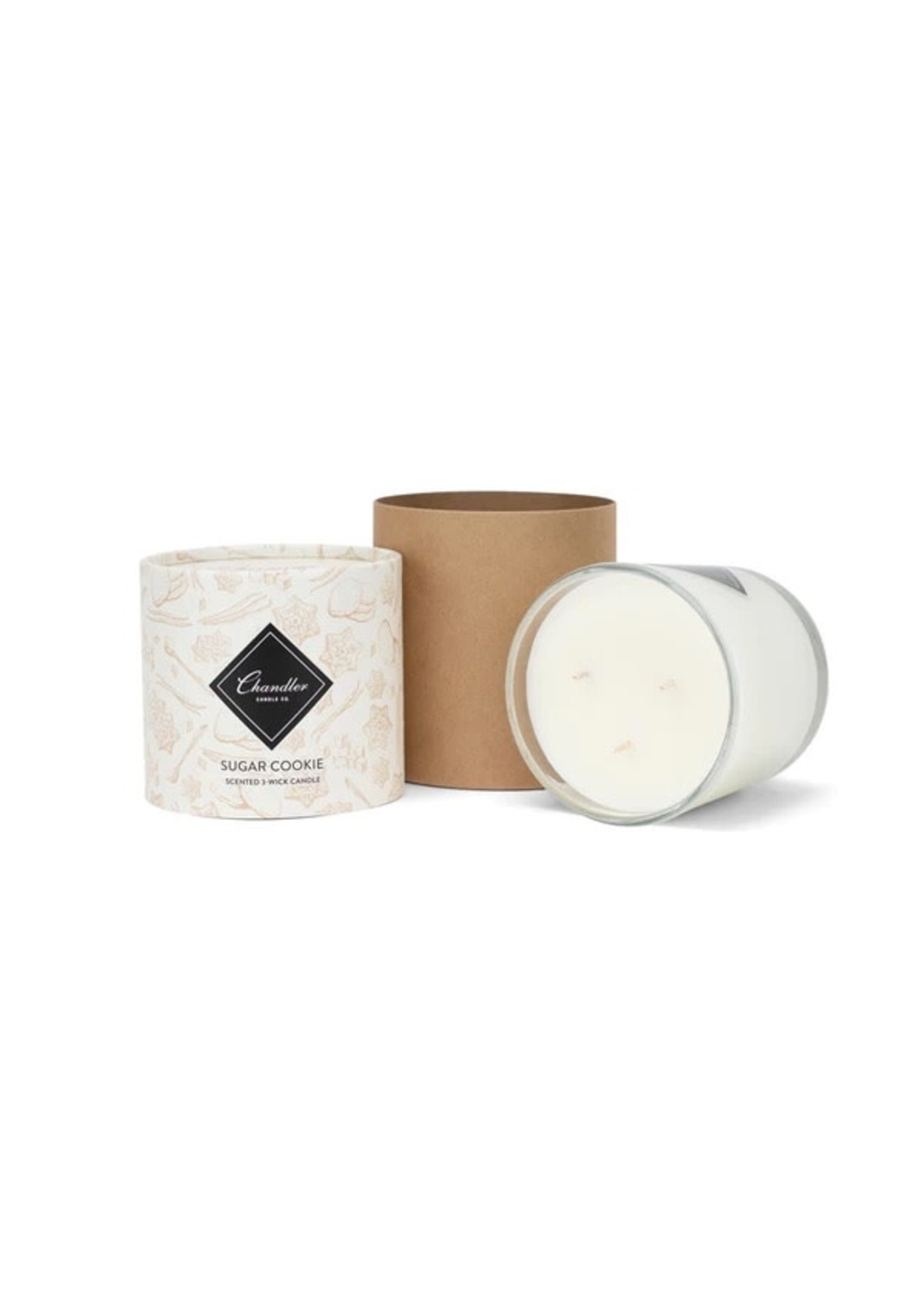 Chandler Candle Company Sugar Cookie  3-Wick Candle