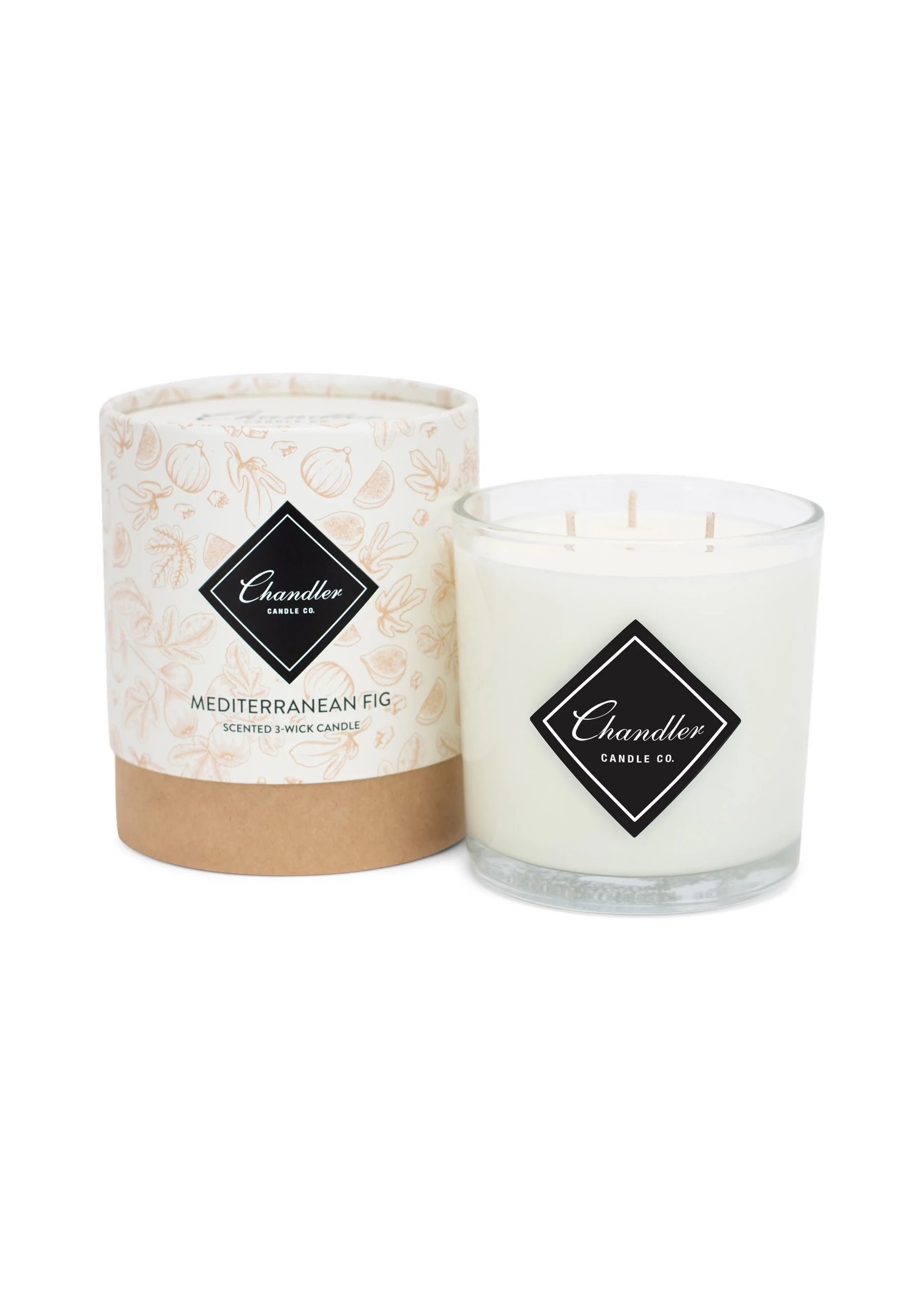 Chandler Candle Company Mediterranean Fig  3-Wick Candle