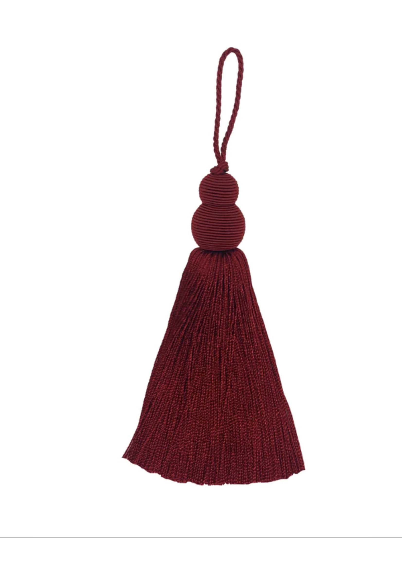 Fig & Dove Red Decorative Tassels